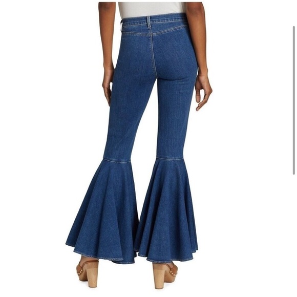 L'AGENCE Sevyn High-Rise Super Flared Black Jeans NWT - Picture 10 of 15